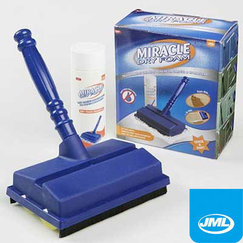 NEW MIRACLE DRY FOAM FOR Carpet Cleaning Shampoo+ Brush eBay
