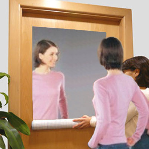 NEW FULL LENGTH MIRROR ON A ROLL SELF ADHESIVE LARGE eBay