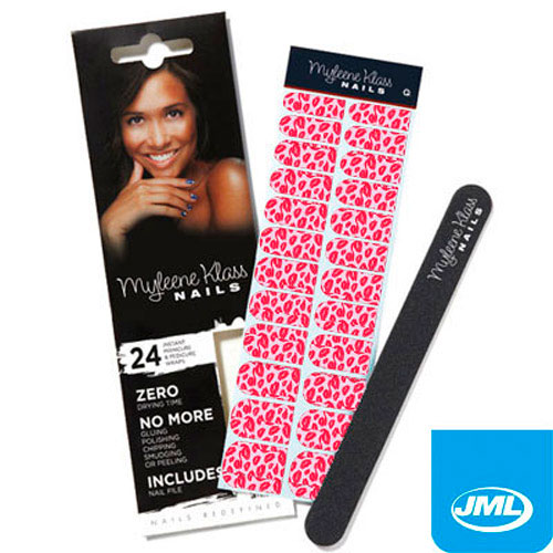 Myleen Klass Nails - 24 Wraps and Nail File - Lips