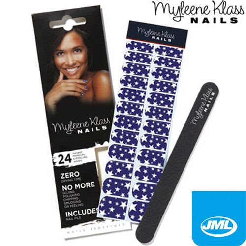 Myleen Klass Nails - 24 Wraps and Nail File - Stars