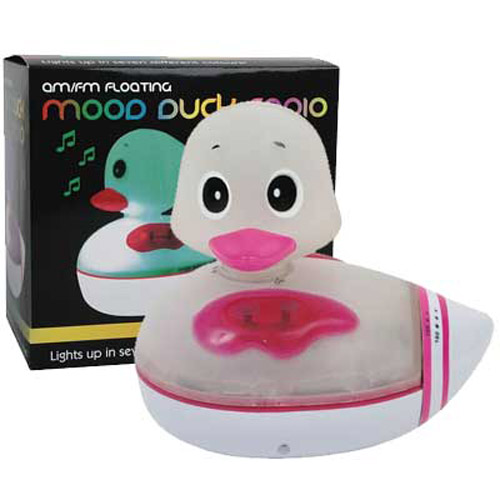 Colour Changing Floating AM FM Mood Duck Radio