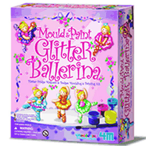 Mould & Paint Your Own Ballerina Fridge Magnets/Badges