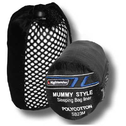 Mummy Style Sleeping Bag Liner - + 1 Season