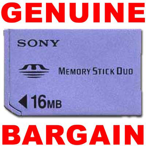 16MB Sony Memory Stick Duo Card