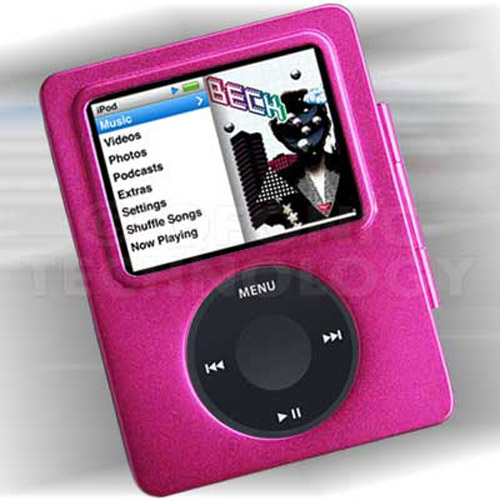 Aluminium Metal Case for Apple iPod Nano 3rd Generation - Pink