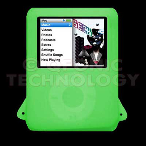 Protective Skin Case for Apple iPod Nano 3G - Green