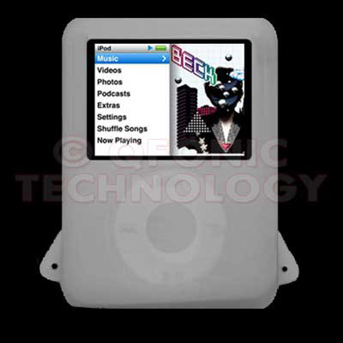 Protective Skin Case for Apple iPod Nano 3G - Grey