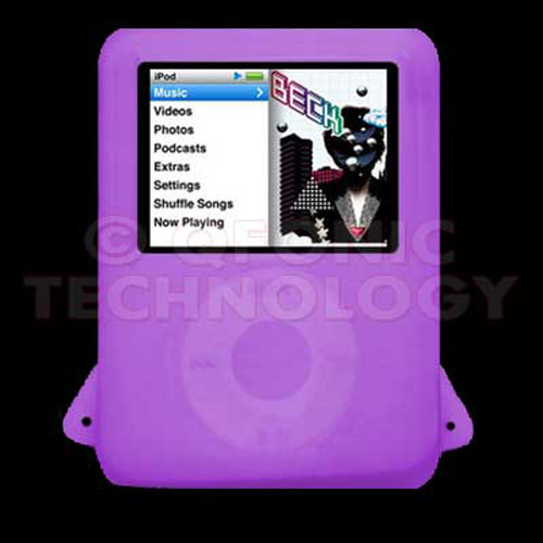 Protective Skin Case for Apple iPod Nano 3G - Violet