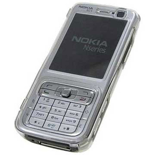 Nokia N73 Crystal Hard Case with Screen Protection