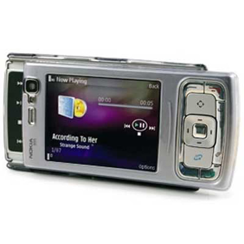 Hard Crystal Clear Case Housing for Nokia N95