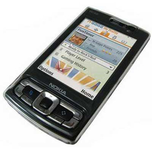 Hard Crystal Clear Case Housing for Nokia N95 (8GB Model)