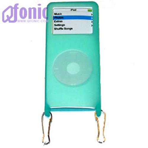 Petrolium Green Ipod Nano Tube / Skin with Free Neck Strap