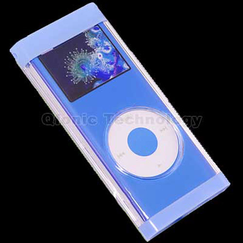 iPod Nano 2ND Gen Colour Topped Hard Crystal Case - Blue
