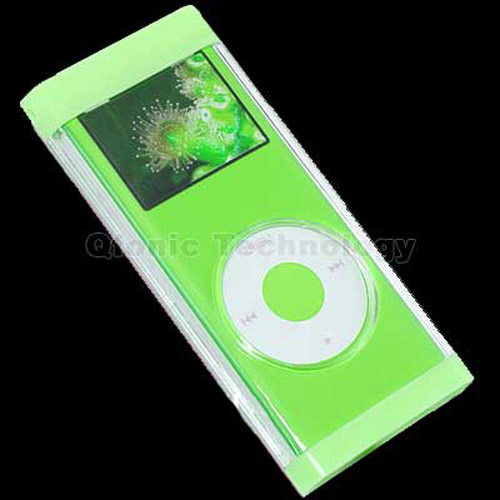 iPod Nano 2ND Gen Colour Topped Hard Crystal Case - Green