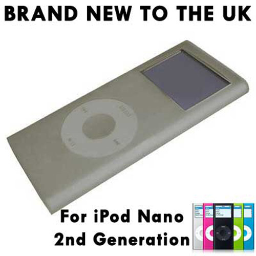 New Black Silicone Skin Case for 2ND GEN iPod Nano