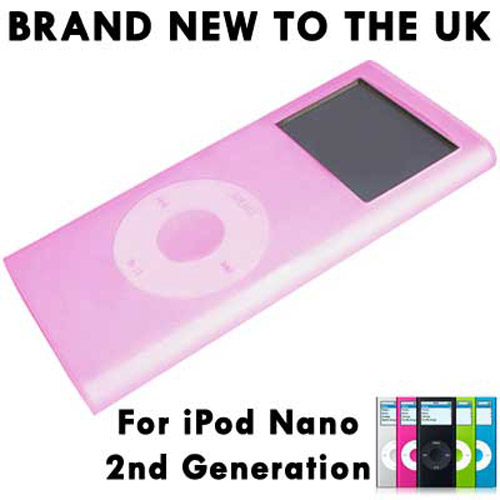 New Pink Silicone Skin Case for 2ND GEN iPod Nano