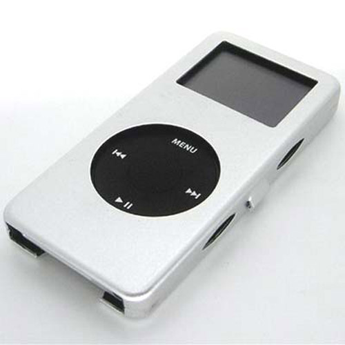 iPod Nano Hard Aluminium Metal Case - Silver