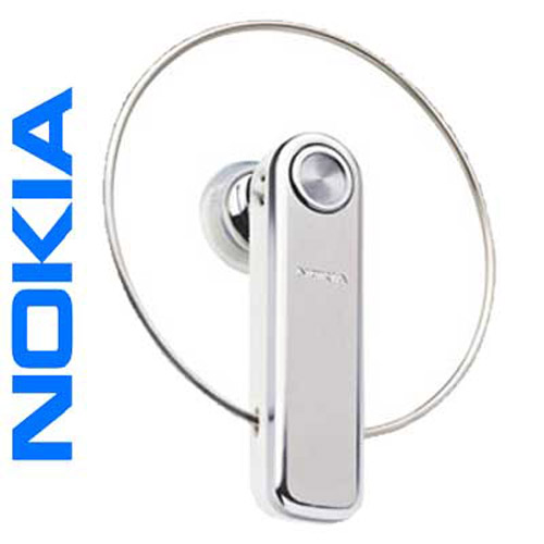 Nokia BH-701 Bluetooth Headset - Silver