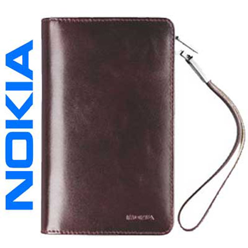 Original Nokia E61i Brown Leather Carrying Case CP-220
