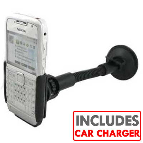 In Car Holder and Car Charger for Nokia E71