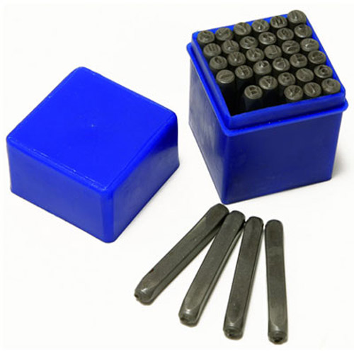 37 Piece Number & Letter Punch Set For Security - Name, Postcode