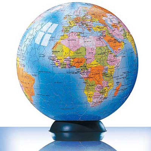 Puzzleball The World - 540 Pieces -  New 3D Puzzle
