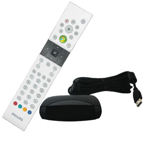 Philips Windows Vista Media Centre Remote Control + IR Receiver
