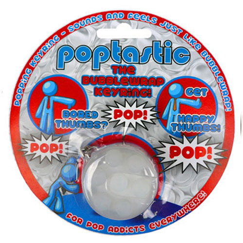 The Poptastic Bubble Wrap Gadget Keyring - Just Pop It!