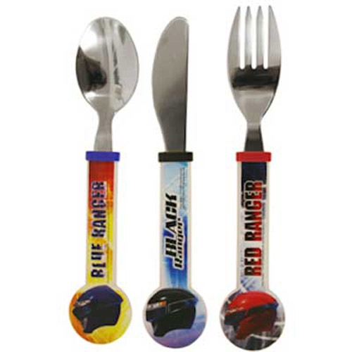 Power Rangers Overdrive 3 Piece Cutlery Set