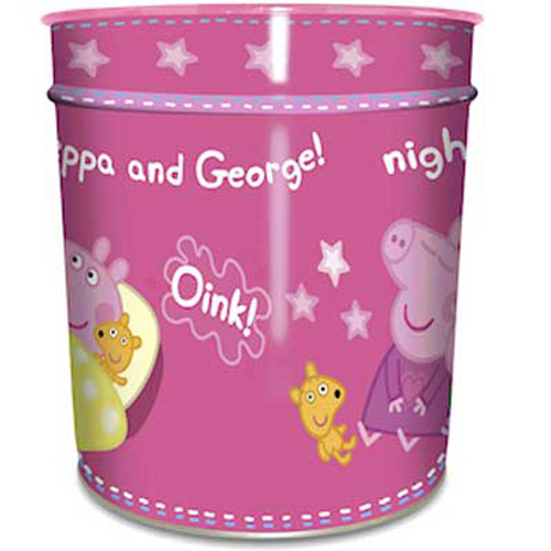 Peppa Pig Metal Waste Bin