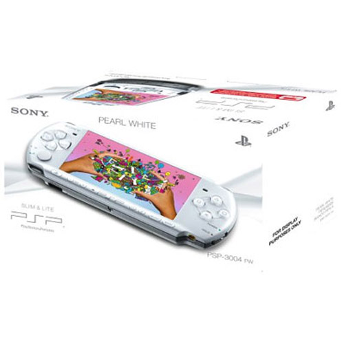 Sony PSP 3000 Slim & Lite Console - White Solus