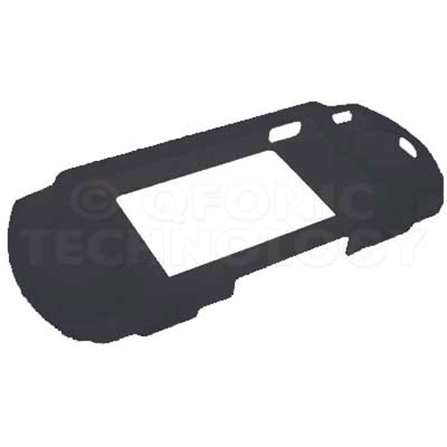 Silicone Skin Case for Sony PSP Slim and Lite - Black
