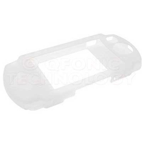 Silicone Skin Case for Sony PSP Slim and Lite - White