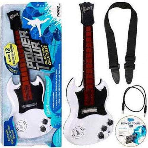 Power Tour Electric Guitar with DVD, Speaker and 12 Songs White