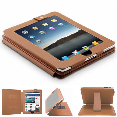 Faux Leather Case for the iPad - Brown