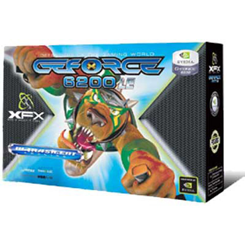 XFX Geforce 6200 256MB AGP Graphics Card DDR2 TV-Out DVI VGA