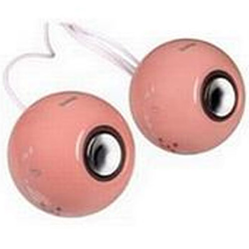 Saitek Expression USB 3.5mm Jack Speakers - Pink