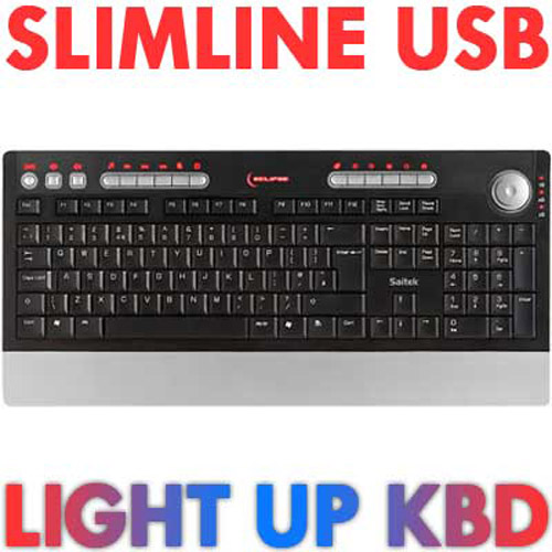 K140 Backlit Slimline Multimedia keyboard