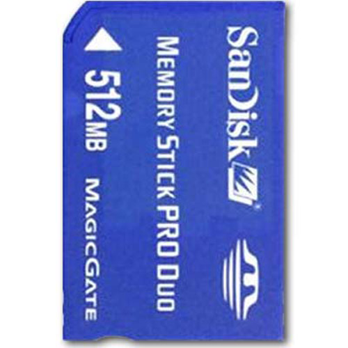 SanDisk 512MB PRO Duo Memory Stick