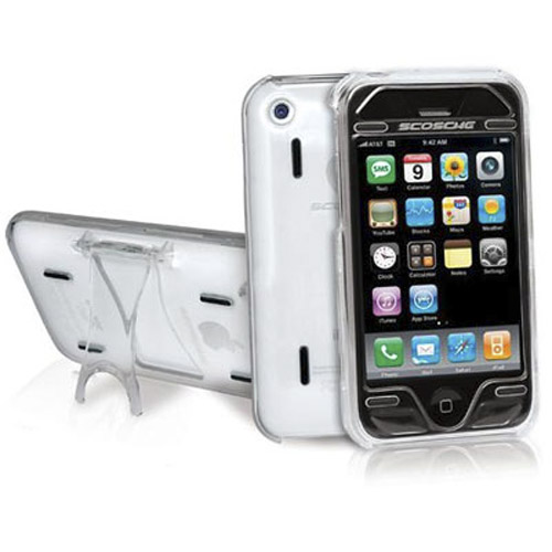 Scosche kickBACK Case for iPhone 3G S / 3G - Clear