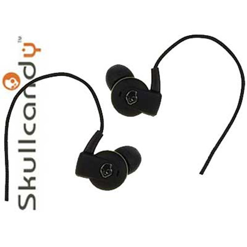 Shure Earbuds on Skullcandy Asym Earbud Black Green