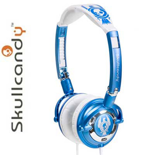 Skullcandy Lowrider Headphones - Blue / White