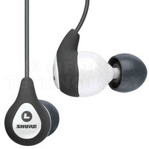 Shure Earphones on Shure Se110 Sound Isolating Earphones  Black