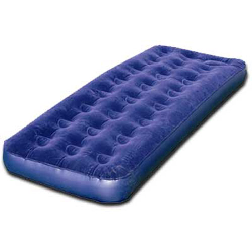 Camping   on Single Flock Inflatable Air Bed