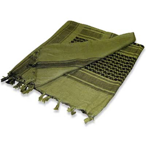 Army Woven Shemagh Scarf - Olive