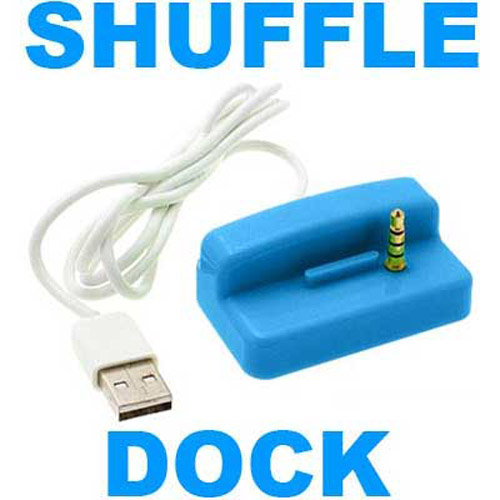 Dock / Cradle for iPod Shuffle 2 - Blue