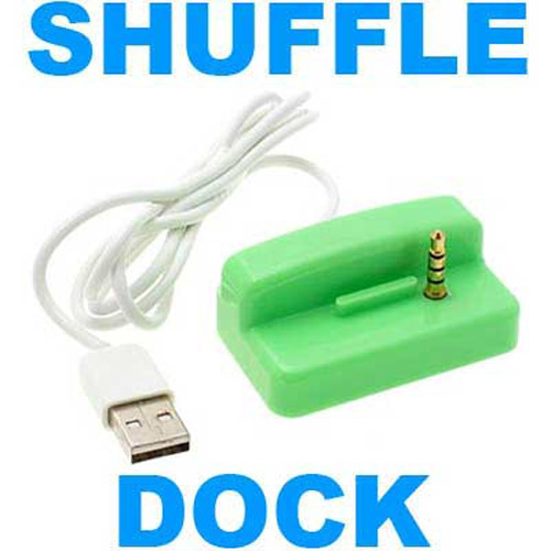 Dock / Cradle for iPod Shuffle 2 - Green