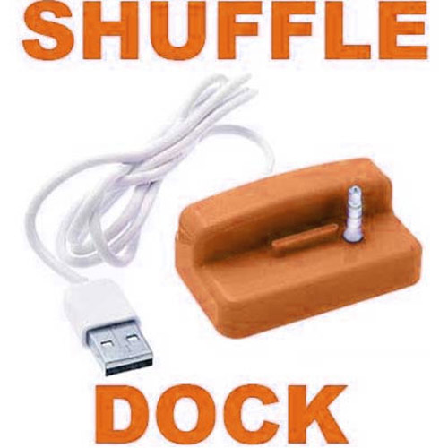 Usb iPod Shuffle 2nd 3rd Gen Charger Dock Cable - Orange