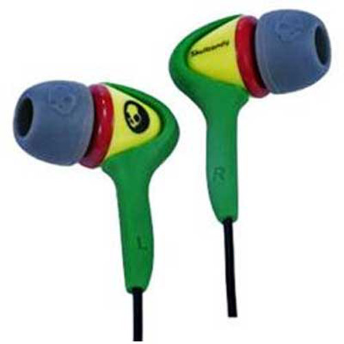 Skullcandy Smokin Buds Rasta 3.5mm Earphones