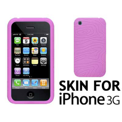 Iphone Protective Skin on Protective Skin Case For Apple Iphone 3g   Pink